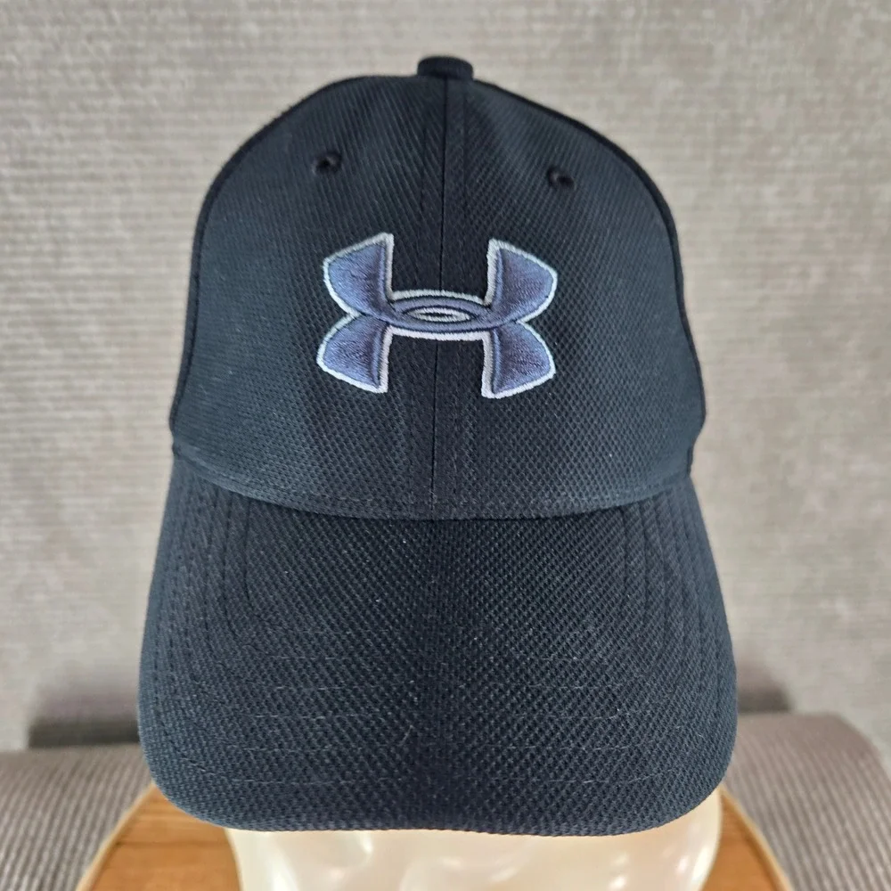 Under Armour Kids XS/S Black HeatGear Blitzing Baseball Cap 1305457